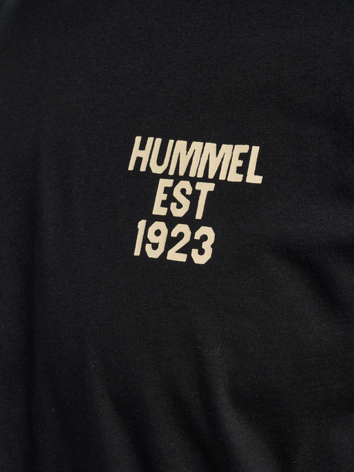 hmlREGULAR GRAPHIC TEE S/S, BLACK/BLUE hmlREGULAR GRAPHIC TEE S/S, BLACK/BLUE, packshot