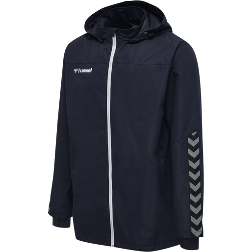 hmlAUTHENTIC KIDS ALL-WEATHER JACKE, MARINE, packshot