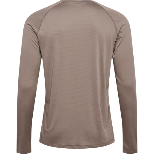 hmlMT BOW T-SHIRT L/S, DRIFTWOOD, packshot