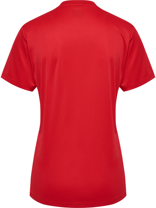 hmlESSENTIAL JERSEY S/S WOMAN, TRUE RED hmlESSENTIAL JERSEY S/S WOMAN, TRUE RED, packshot