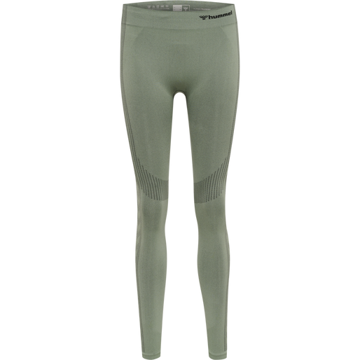 hmlMT SHAPING SEAMLESS MW TIGHTS, LILY PAD, packshot