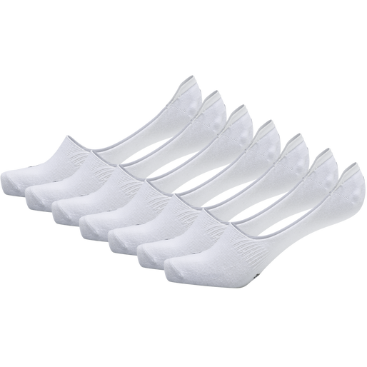 hmlCHEVRON 6-PACK NO SHOW SOCKS, WHITE, packshot