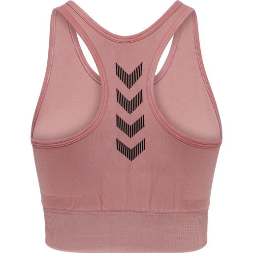 HUMMEL FIRST SEAMLESS BRA WOMAN, DUSTY ROSE, packshot