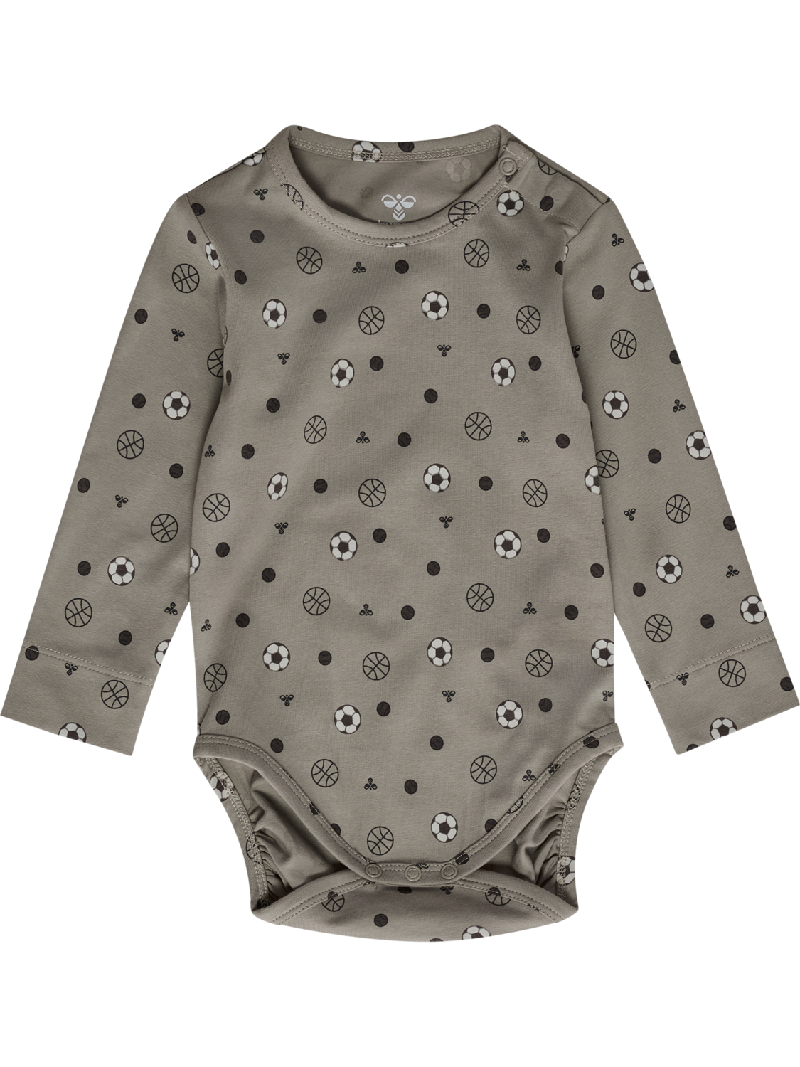 hmlMINI AOP BODY L/S, VINTAGE KHAKI, packshot