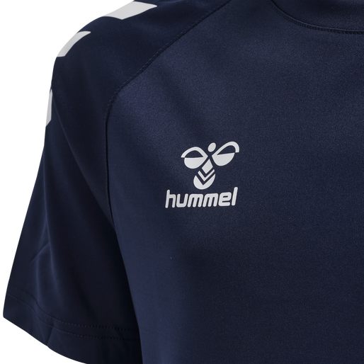 hmlCORE XK CORE POLY TEE S/S KIDS, MARINE, packshot