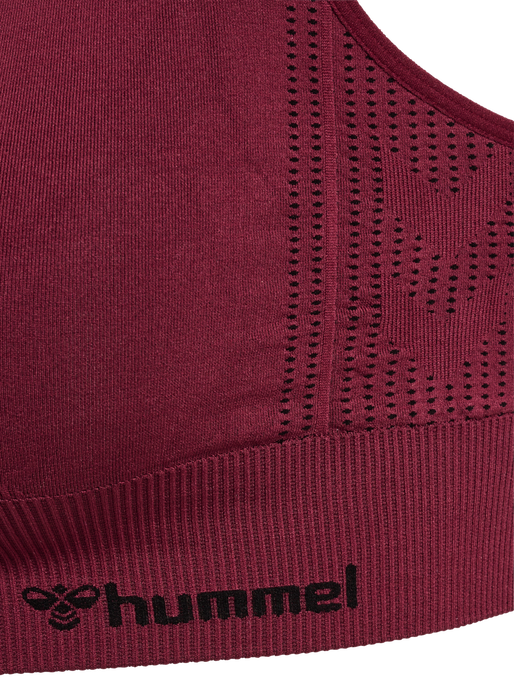 hmlMT SHAPING SEAMLESS SPORTS TOP, ZINFANDEL hmlMT SHAPING SEAMLESS SPORTS TOP, ZINFANDEL, packshot