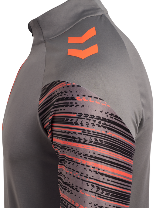 hmlBLAZE PRO TRAINING HALF ZIP, STEEL GRAY hmlBLAZE PRO TRAINING HALF ZIP, STEEL GRAY, packshot
