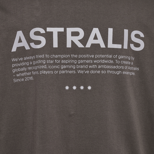 ASTRALIS 24 FAN 2016 LOOSE TEE LS, RAVEN, packshot