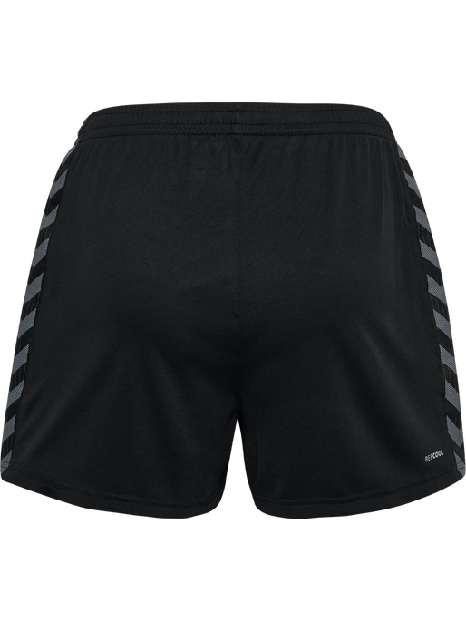 hmlAUTHENTIC PL SHORTS WOMAN, BLACK hmlAUTHENTIC PL SHORTS WOMAN, BLACK, packshot