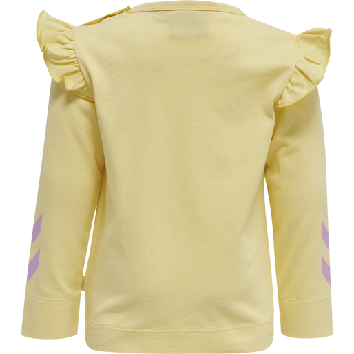 hmlMIRABEL T-SHIRT L/S, PALE BANANA, packshot