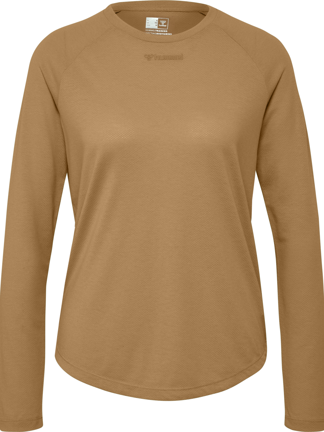 hmlMT VANJA T-SHIRT L/S, TIGERS EYE, packshot