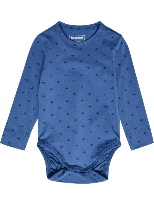 hmlMINI BEE AOP BODY L/S, DUTCH BLUE, packshot