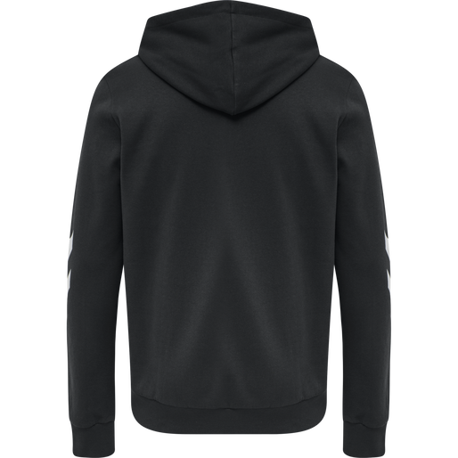 hmlLEGACY ZIP HOODIE PLUS, BLACK hmlLEGACY ZIP HOODIE PLUS, BLACK, packshot