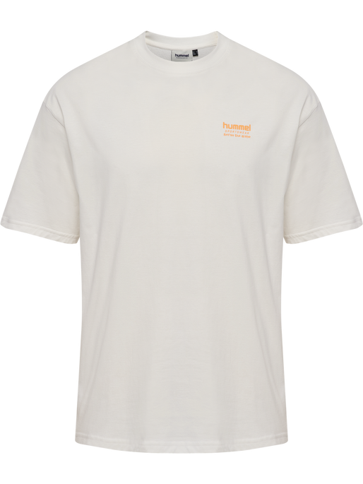 hmlLOOSE T-SHIRT S/S HSW FOOTBALL, BLANC DE BLANC, packshot