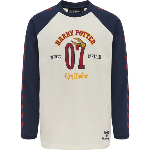 hmlHARRY POTTER BOYS T-SHIRT L/S, MARSHMALLOW, packshot