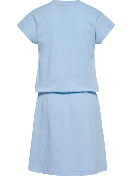 hmlFLOWY DRESS S/S, CERULEAN, packshot