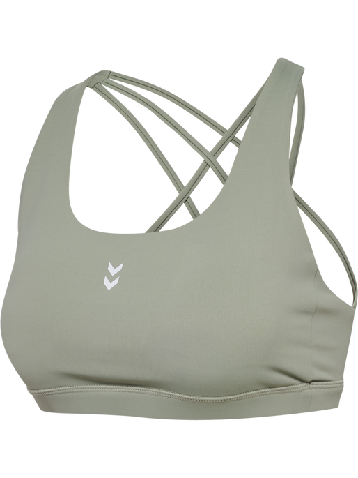 hmlHIIT IMPACT STRAP BRA, SEAGRASS hmlHIIT IMPACT STRAP BRA, SEAGRASS, packshot
