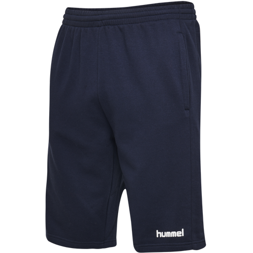 hmlGO KIDS COTTON BERMUDA SHORTS, MARINE, packshot