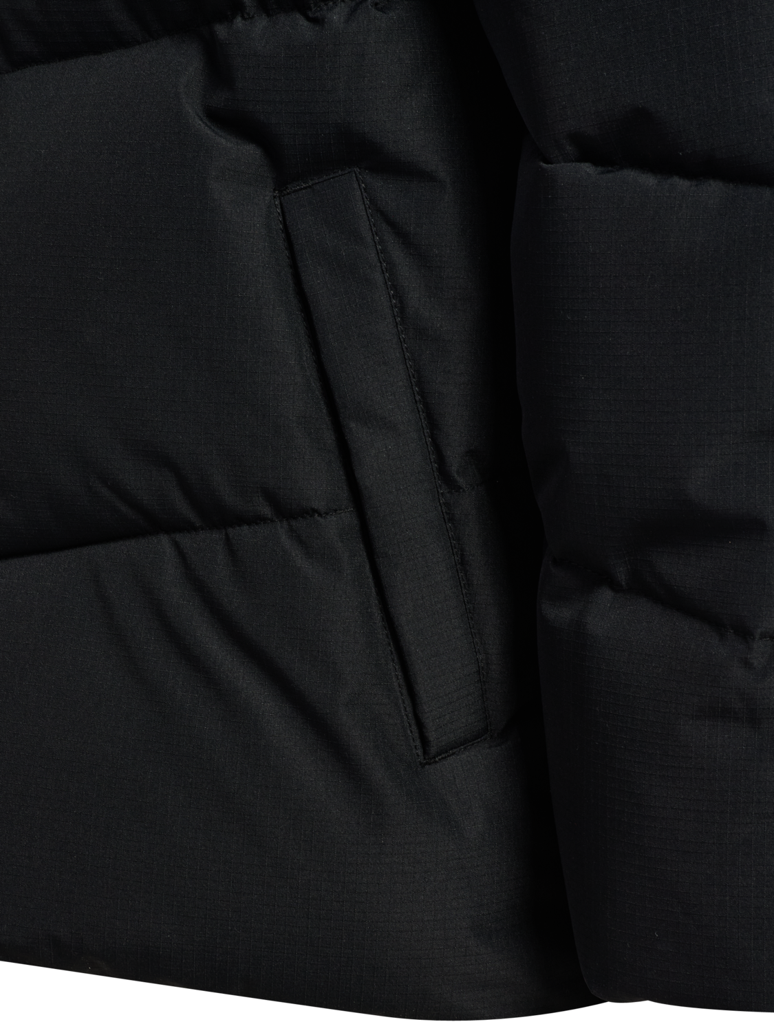 hmlJR PUFFER JACKET, BLACK, packshot