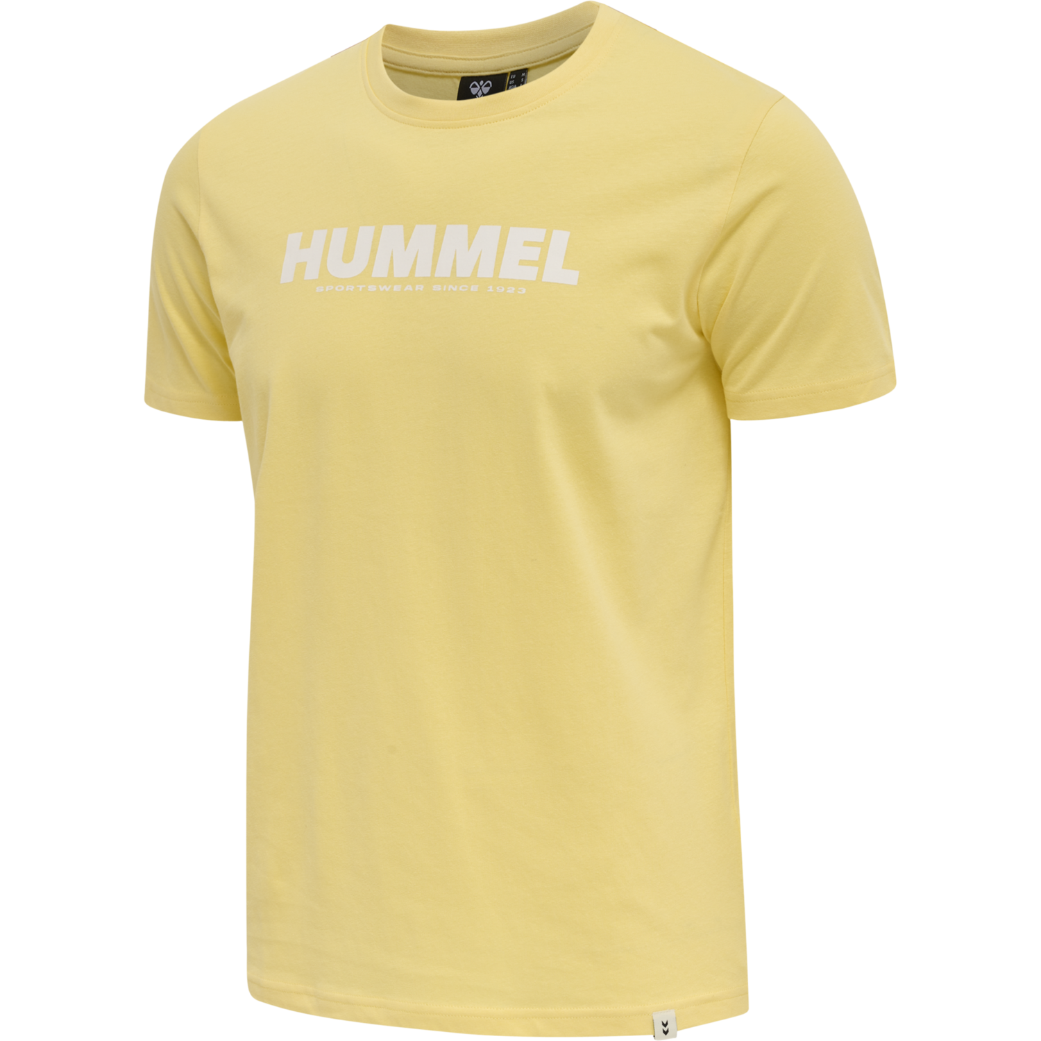 hmlLEGACY T-SHIRT, GOLDEN HAZE, packshot