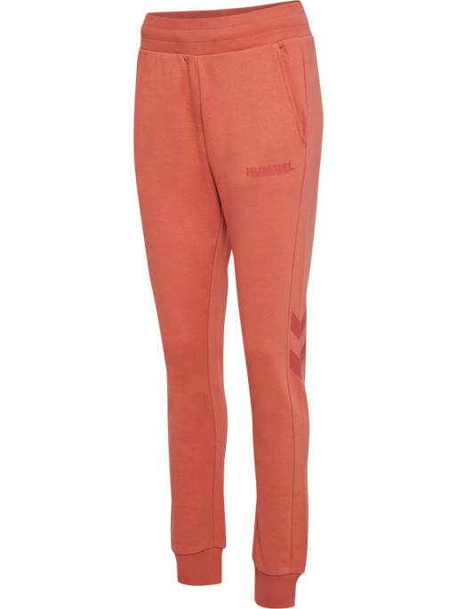 hmlLEGACY WOMAN TAPERED PANTS, APRICOT BRANDY, packshot