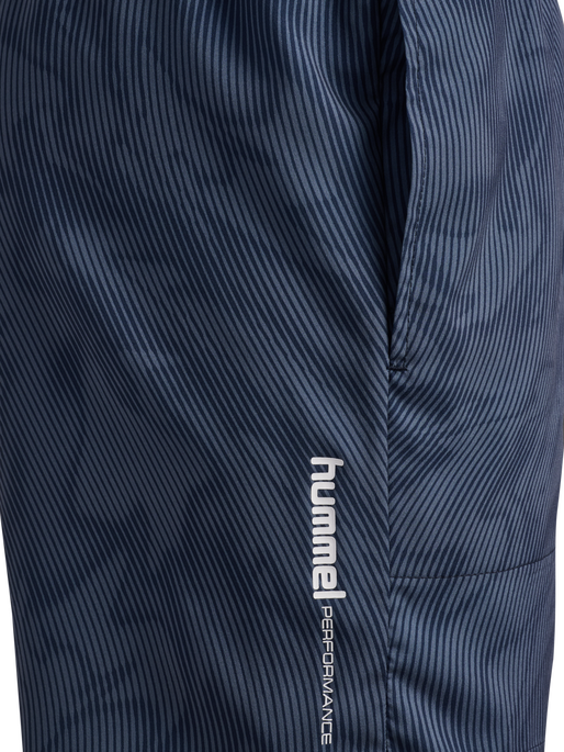 hmlPULSE AOP WORKOUT SHORTS SET, BLUE MIRAGE/DRESS BLUE, packshot