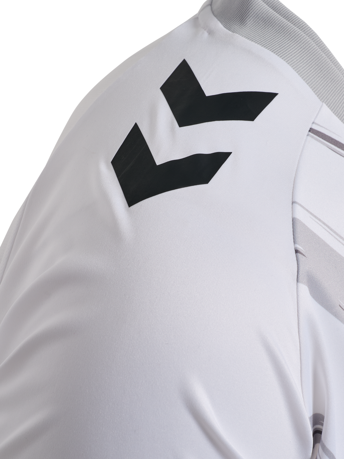 hmlMATCH TRIUMPH JERSEY S/S, WHITE/STEEL GRAY, packshot