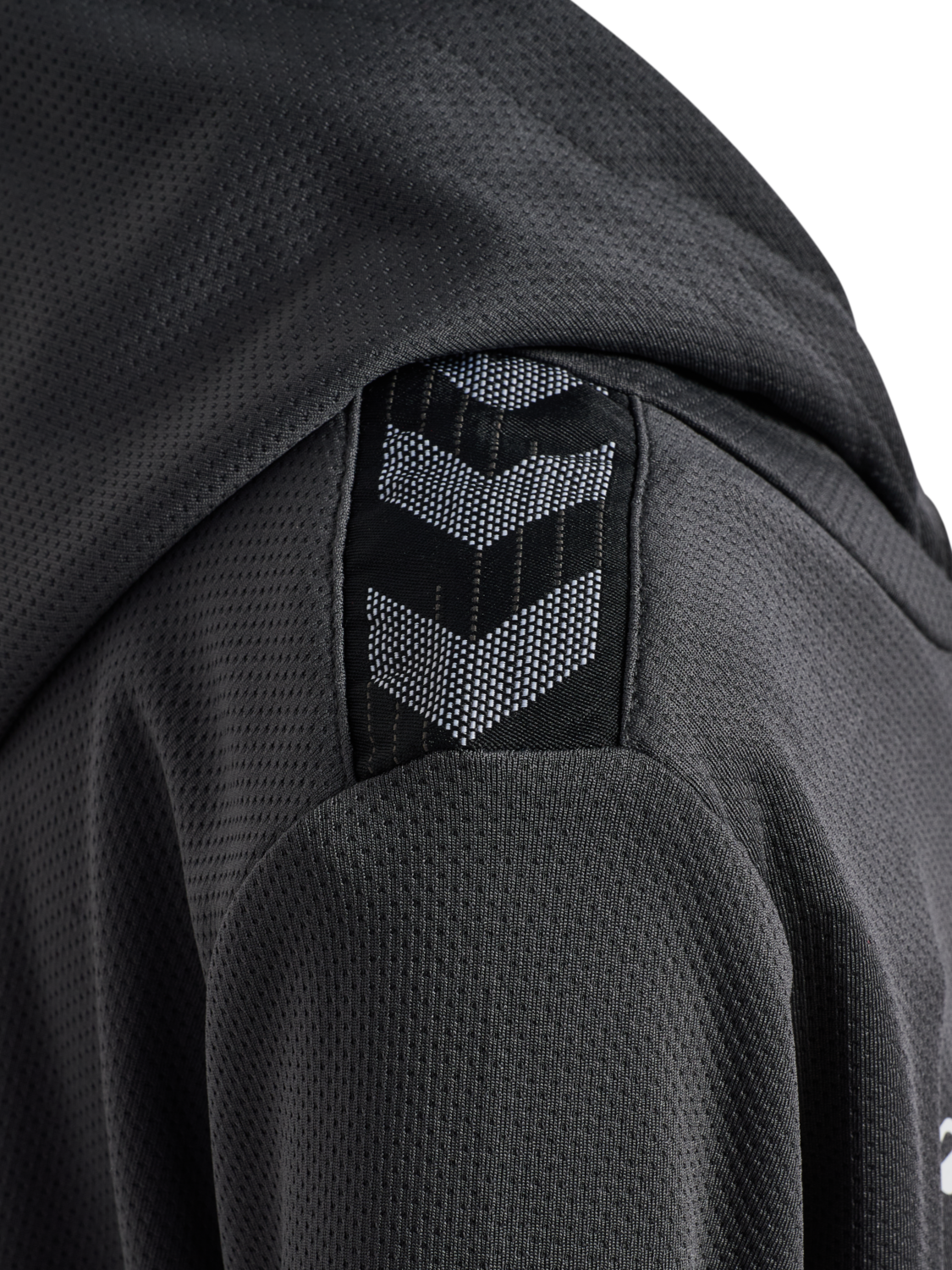 hmlAUTHENTIC PL ZIP HOODIE KIDS, ASPHALT, packshot