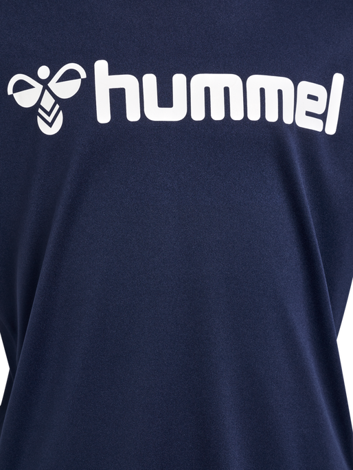 hmlLOGO JERSEY S/S KIDS, MARINE, packshot