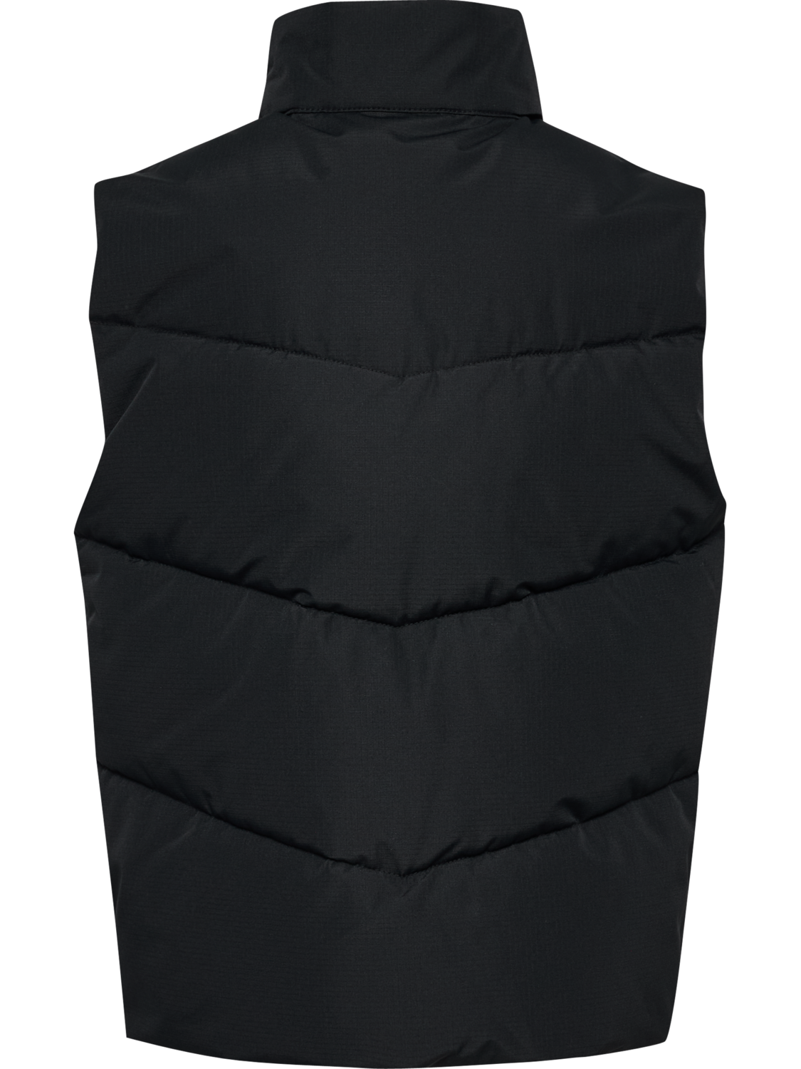 hmlJR PUFFER VEST, BLACK, packshot