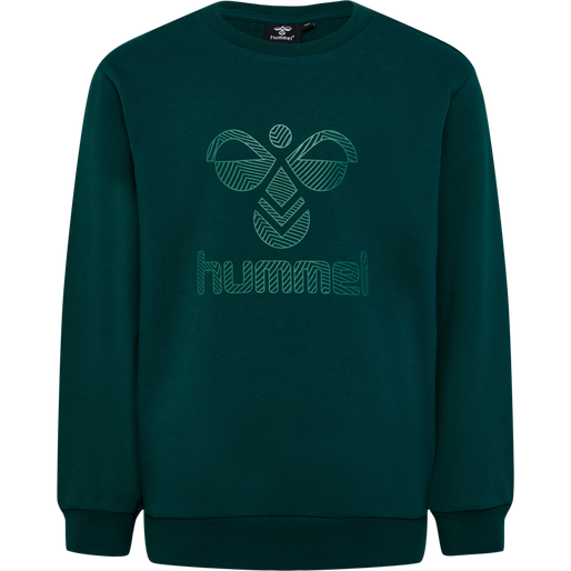 hmlFASTWO SWEATSHIRT, DEEP TEAL, packshot