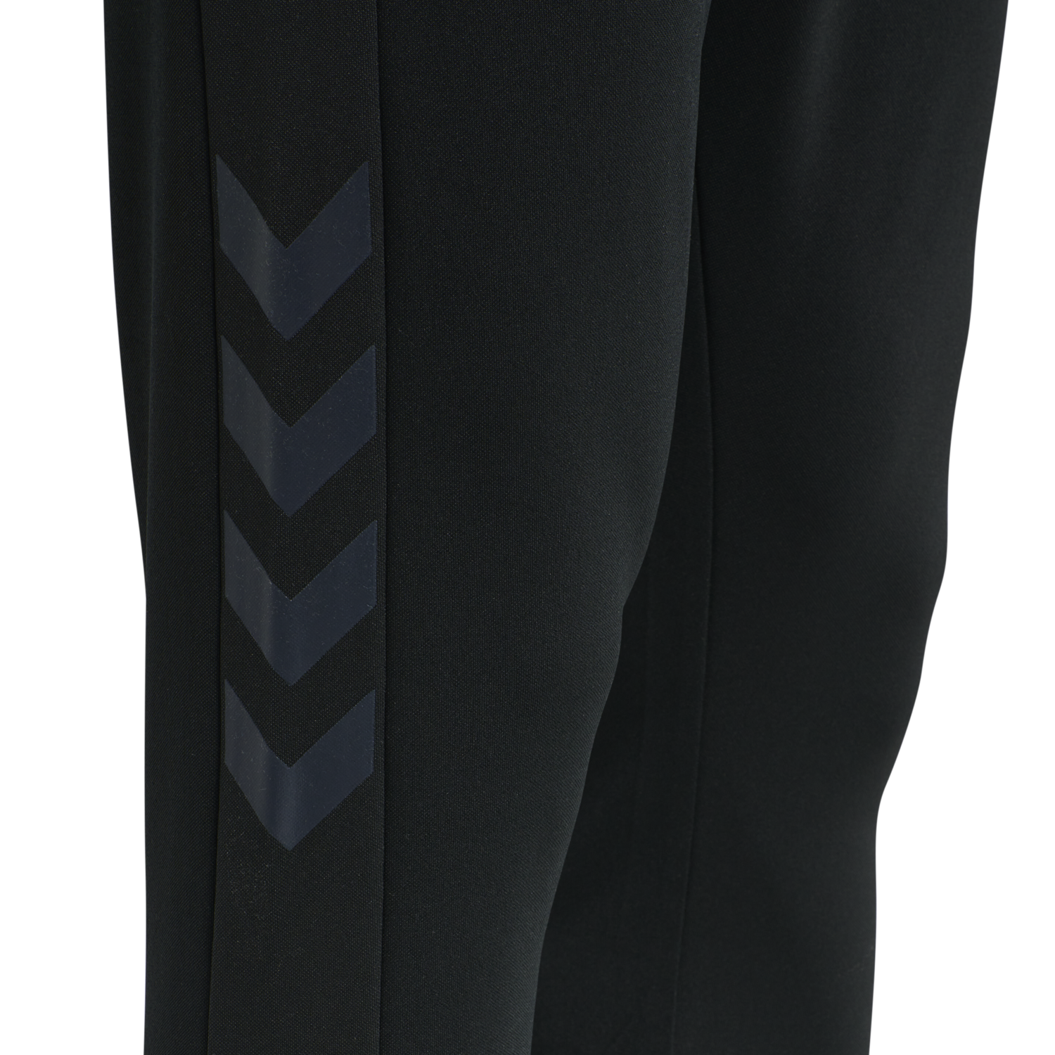 hmlLEGACY POLY TAPERED PANTS, BLACK, packshot