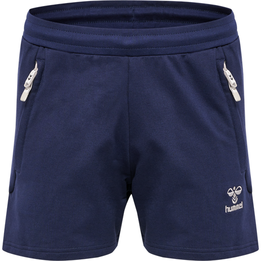 hmlMOVE GRID COTTON SHORTS WOMAN, MARINE, packshot