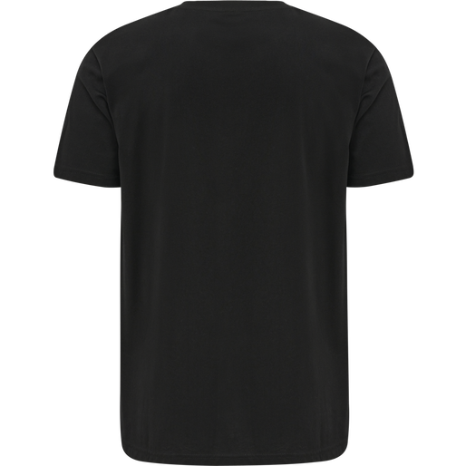hmlRED BASIC T-SHIRT S/S, BLACK, packshot