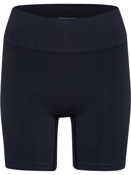 hmlMT DEFINE SEAML SCRUNCH SHORTS, BLACK, packshot