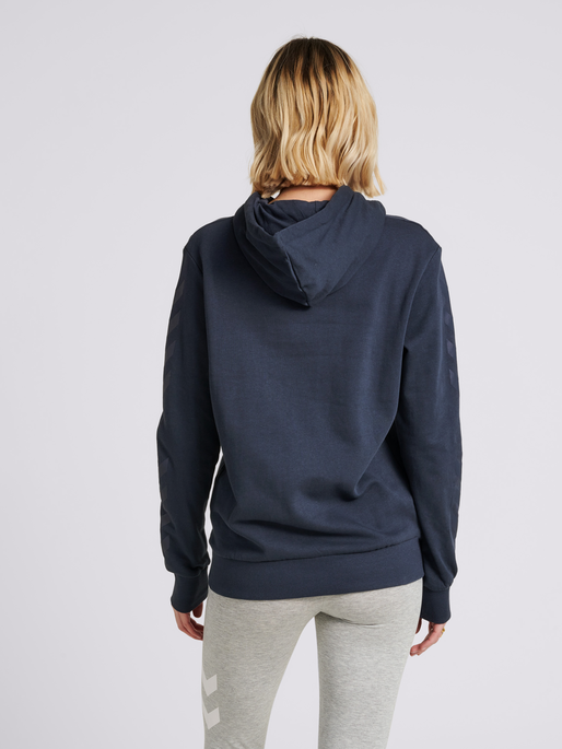 hmlLEGACY HOODIE, BLUE NIGHTS, model