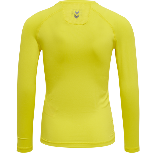 HML FIRST PERFORMANCE KIDS JERS L/S, BLAZING YELLOW, packshot