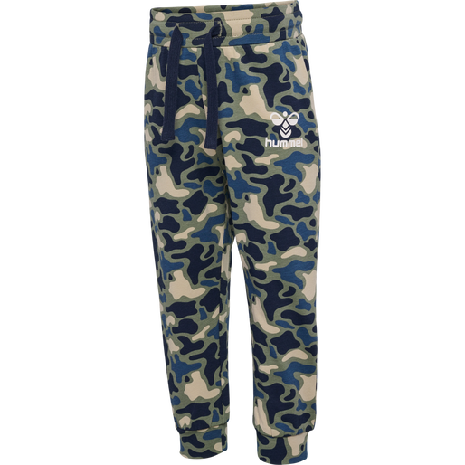 hmlSTEEN AOP PANTS, VETIVER, packshot