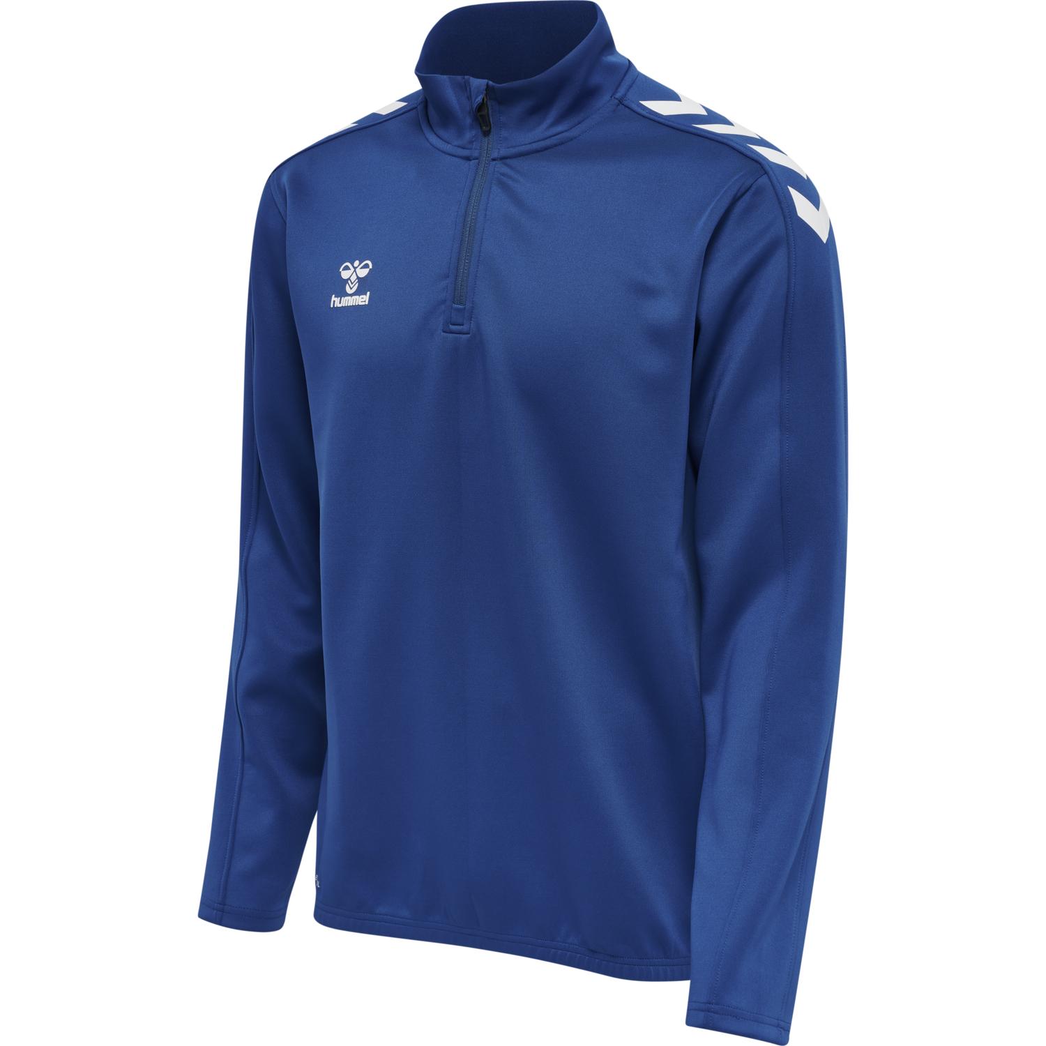 hmlCORE XK HALF ZIP POLY SWEAT, TRUE BLUE, packshot
