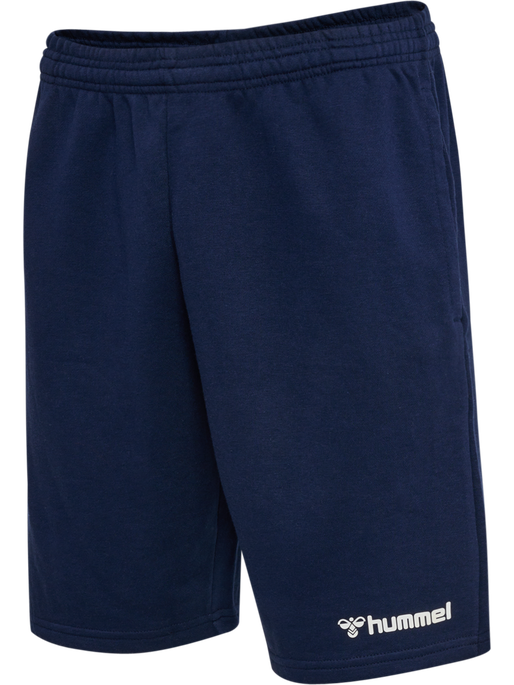 hmlMOVER COTTON BERMUDA SHORTS, MARINE hmlMOVER COTTON BERMUDA SHORTS, MARINE, packshot