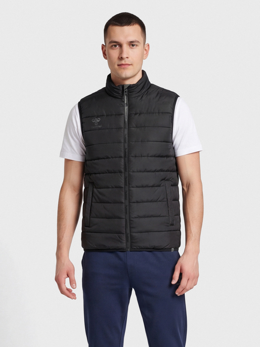 hmlNORTH WAISTCOAT, BLACK/ASPHALT, model