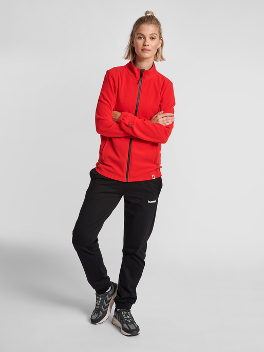 hmlNORTH FULL ZIP FLEECE JACKET WOMAN, 3062, model