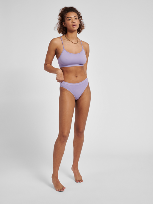 hmlJUNO SEAMLESS BRA, LAVENDER, model