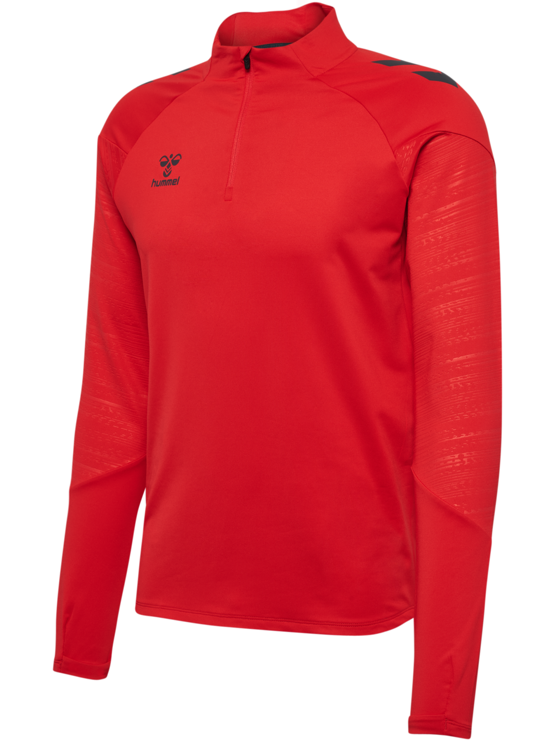 hmlPRO TRAINING HALF ZIP, TRUE RED, packshot