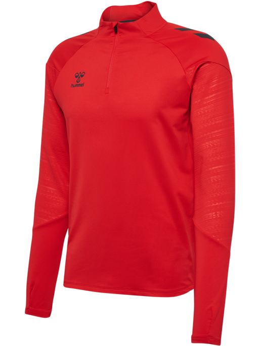 hmlPRO TRAINING HALF ZIP, TRUE RED, packshot