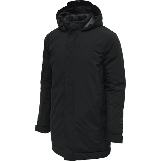 hmlNORTH PARKA JACKET, BLACK, packshot