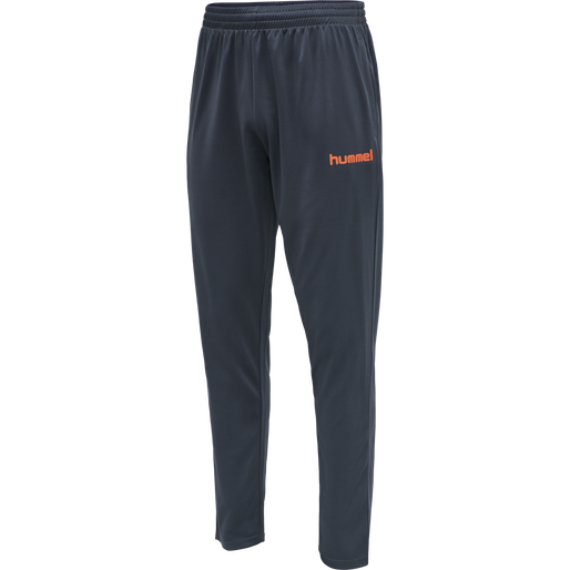 hmlPROMO POLY HOODIE, OMBRE BLUE/NASTURIUM, packshot