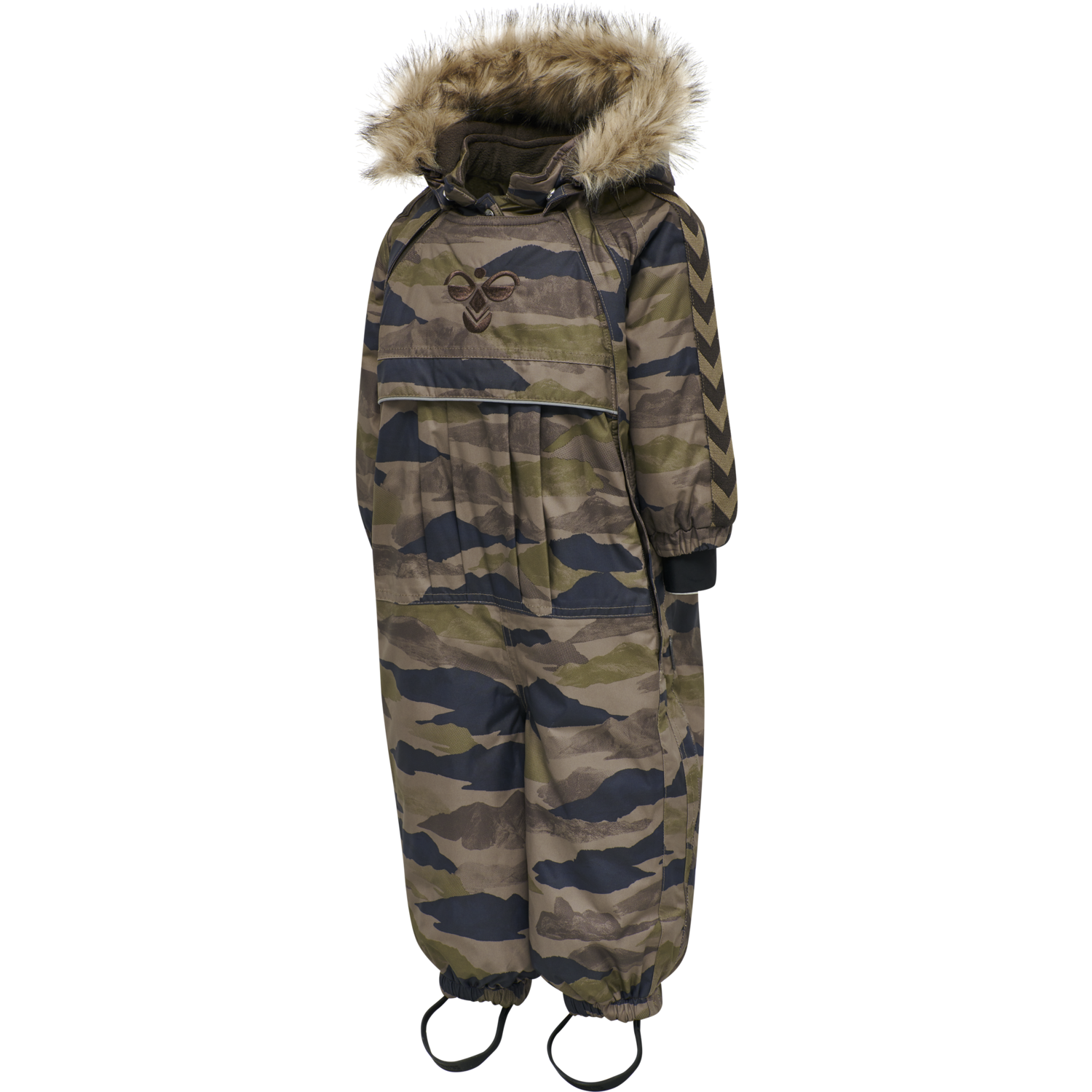 hmlMOON SNOWSUIT, CHOCOLATE CHIP/AFTER DARK, packshot