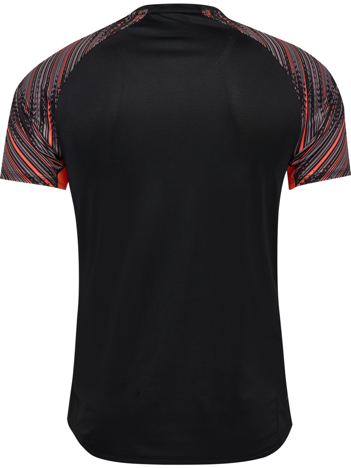 hmlBLAZE PRO TRAINING JERSEY S/S, BLACK/ORANGE, packshot