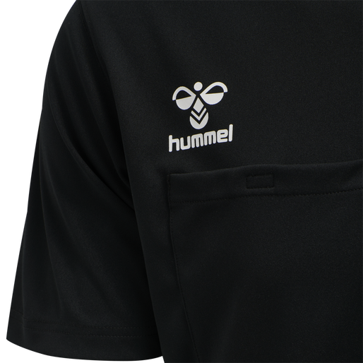 hmlREFEREE CHEVRON JERSEY S/S, BLACK hmlREFEREE CHEVRON JERSEY S/S, BLACK, packshot